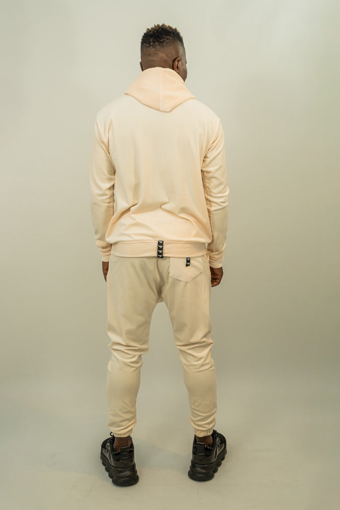 Cream Velvet Tracksuit