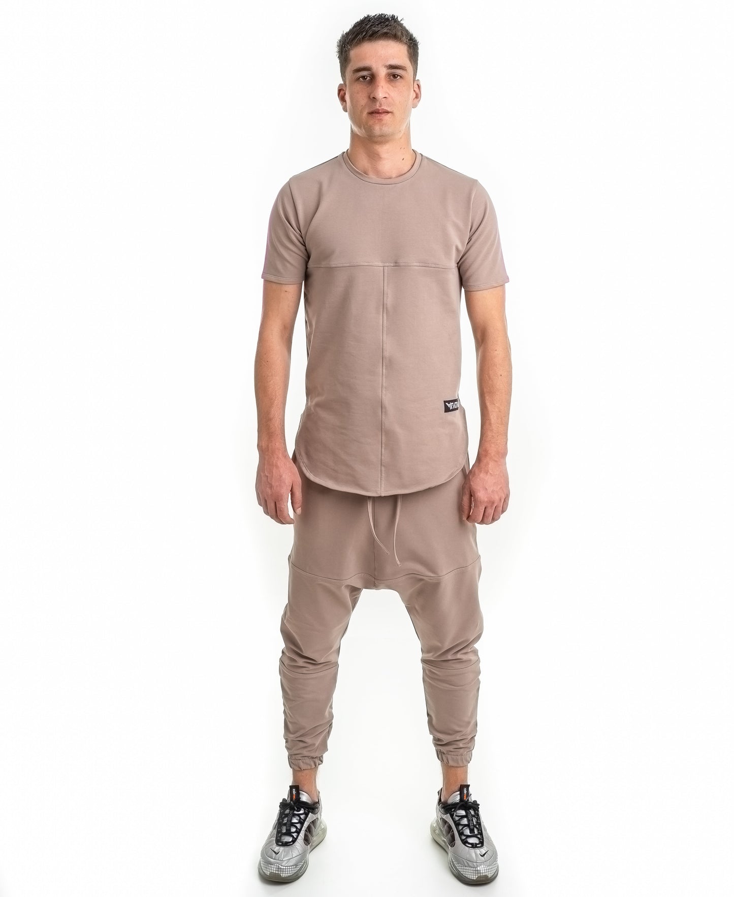 Cappuccino Two-Piece Set with Long Trousers