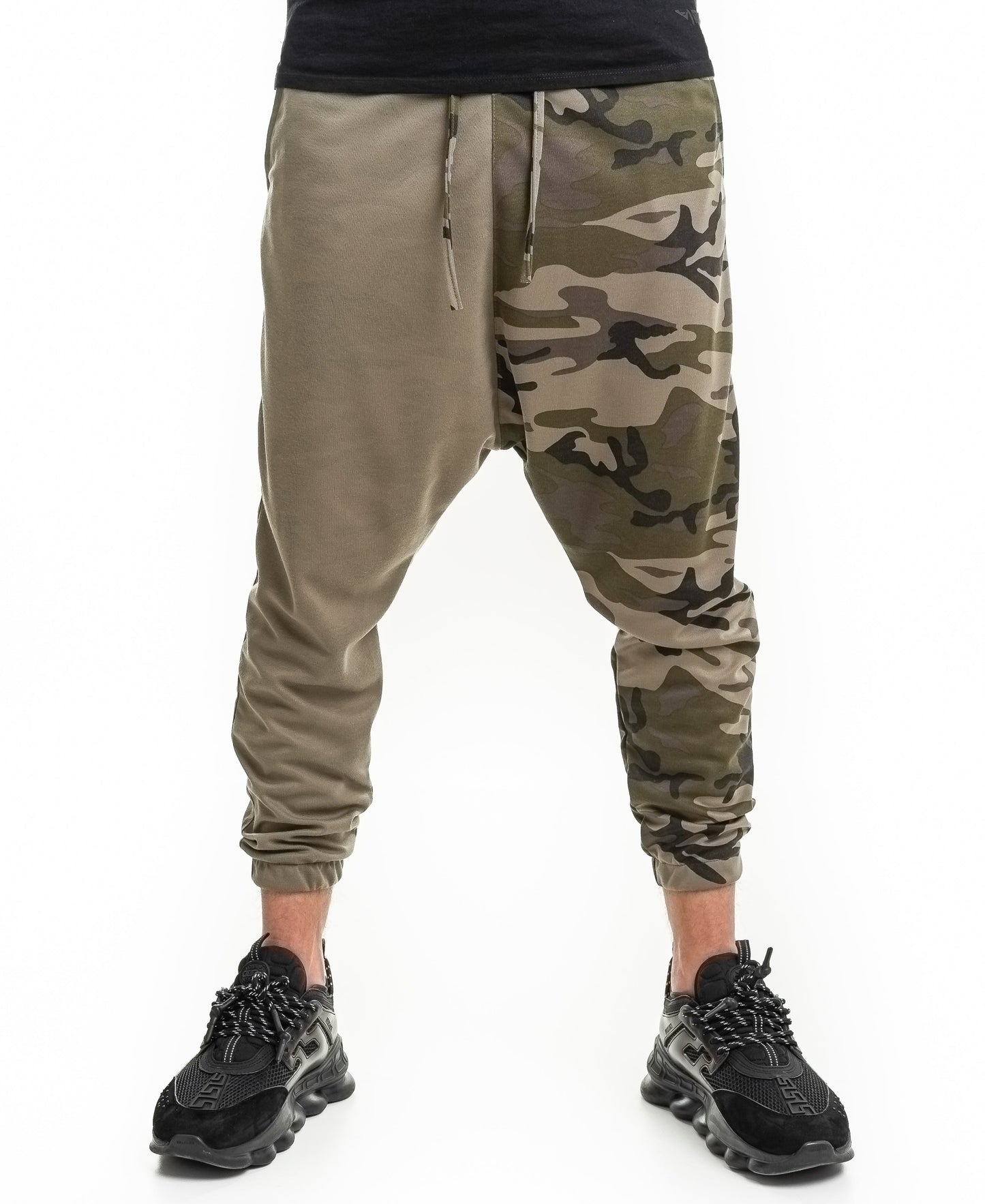 Camouflage trousers in double combination