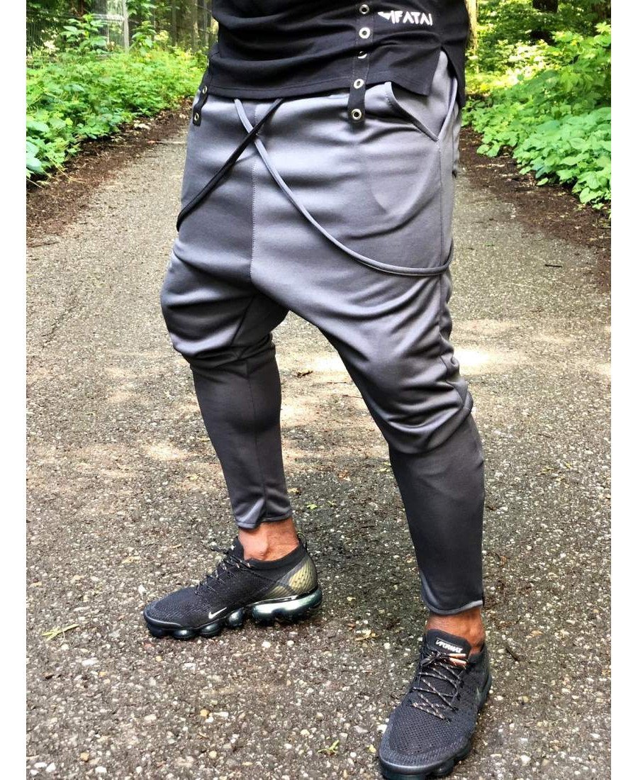 Grey trousers with special design - Fatai Style