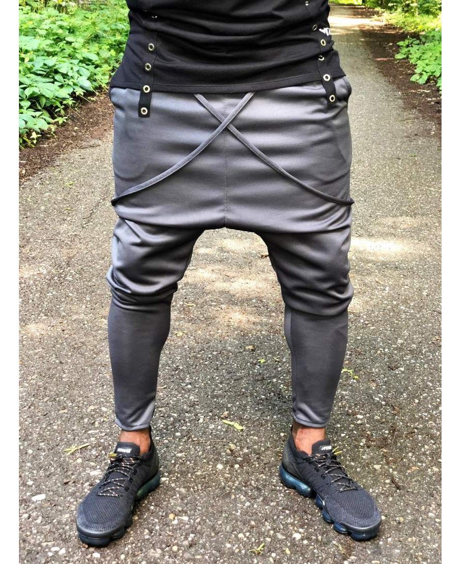 Grey trousers with special design - Fatai Style