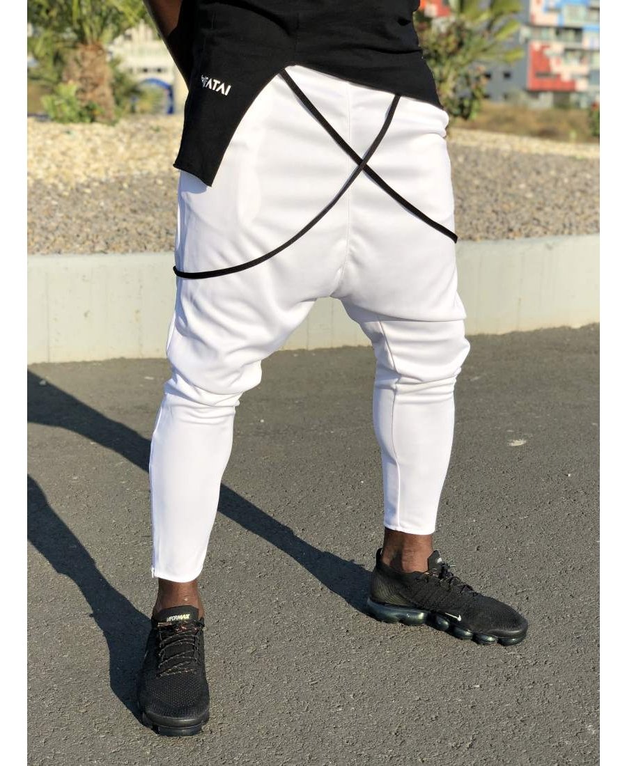 White trousers with black design - Fatai Style