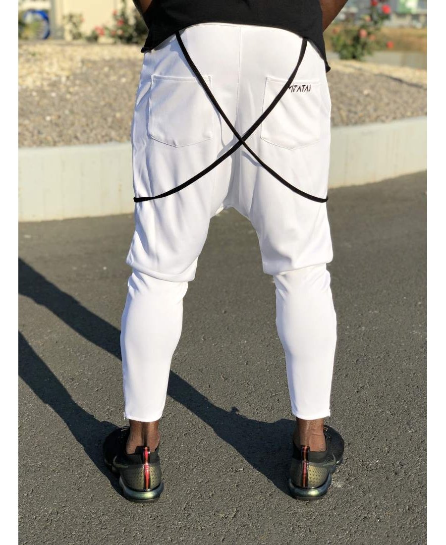 White trousers with black design - Fatai Style