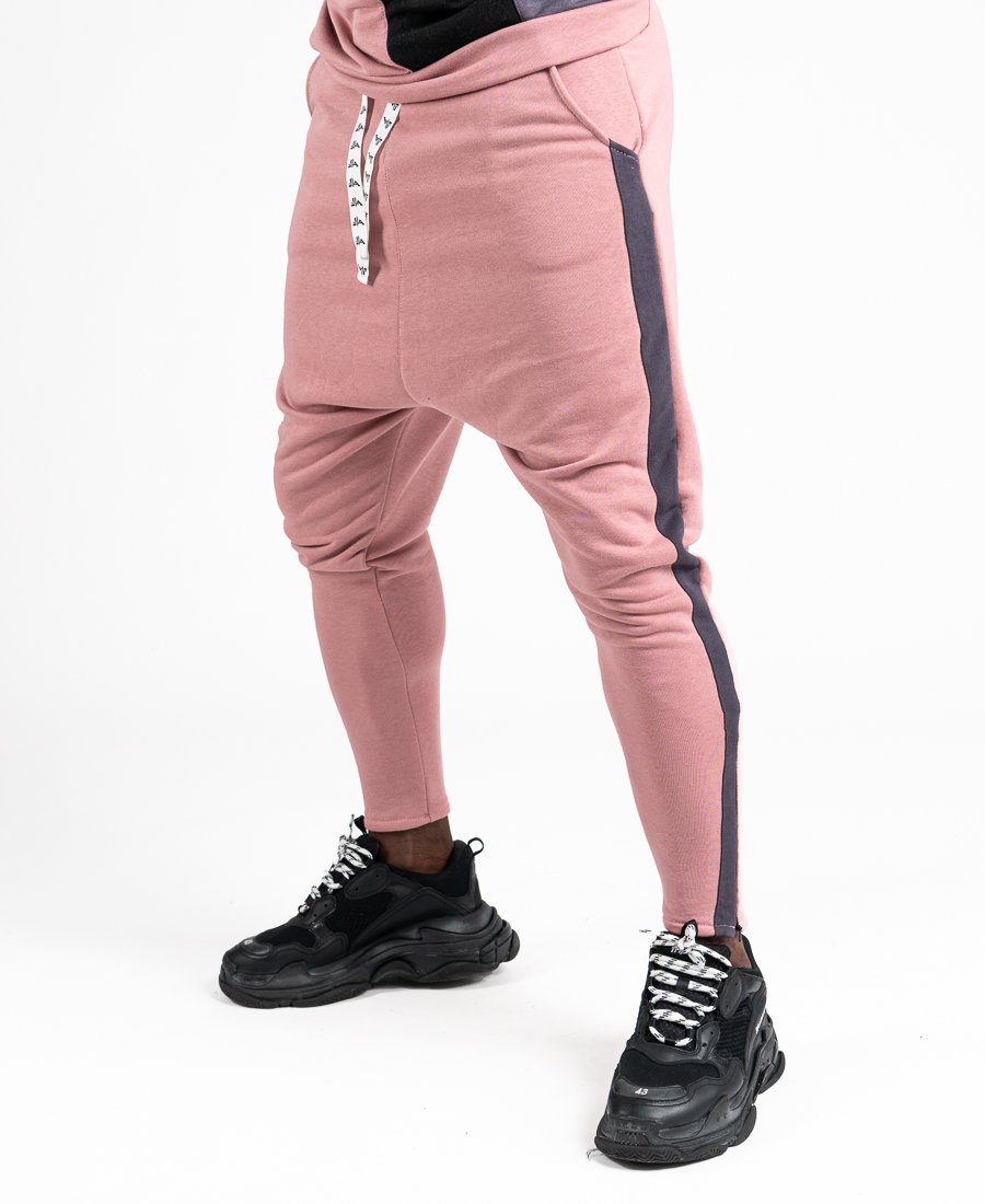 Pink trousers with grey line - Fatai Style
