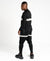 Black tracksuit with side zip - Fatai Style