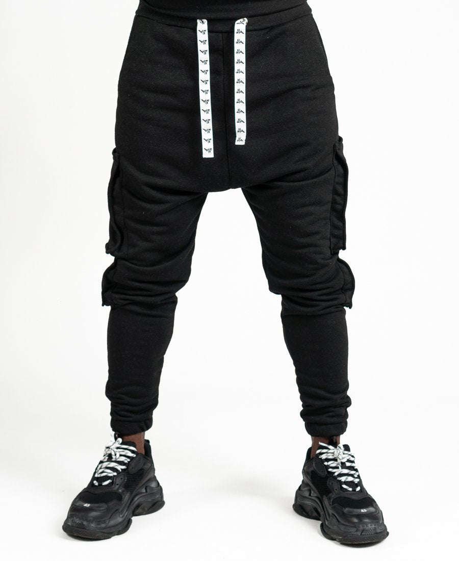 Black trousers with pockets - Fatai Style
