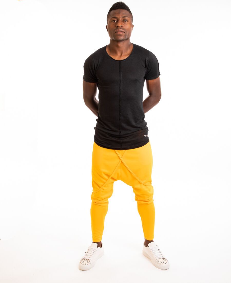 Yellow trousers with special design - Fatai Style
