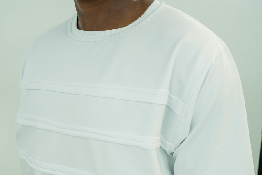 White t-shirt with front design