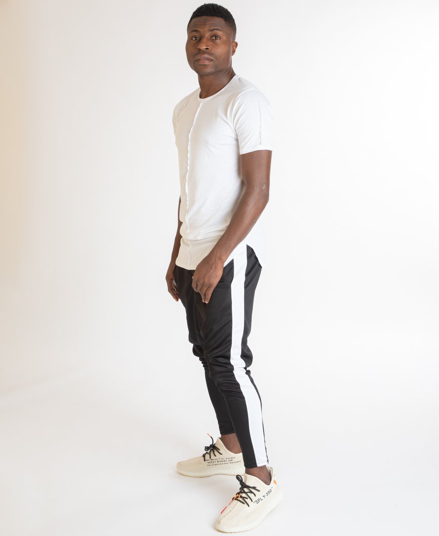 Black trousers with white line - Fatai Style