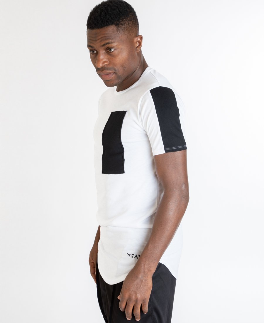 White t-shirt with black design - Fatai Style