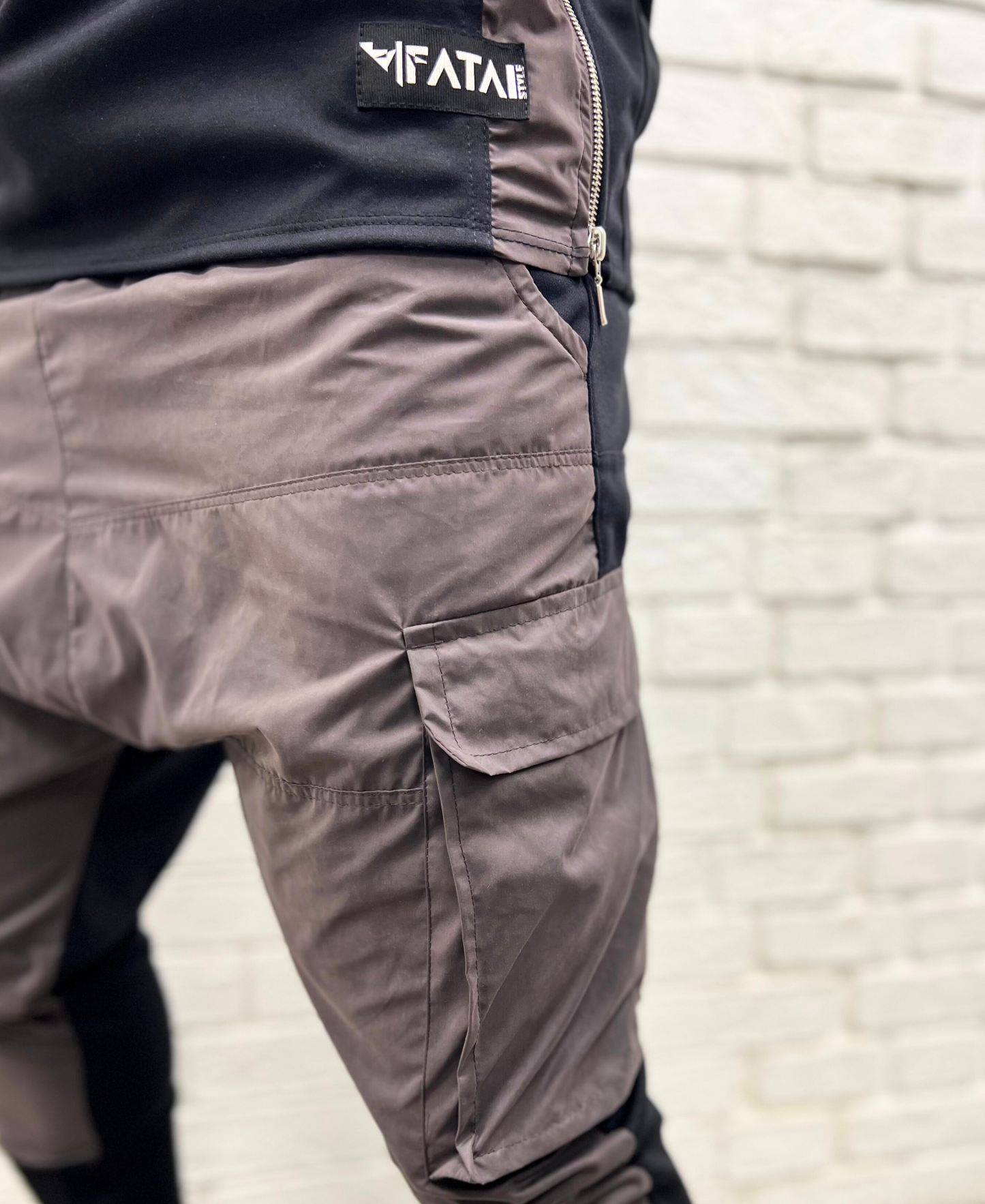 Compleu - combinatie bumbac/fas