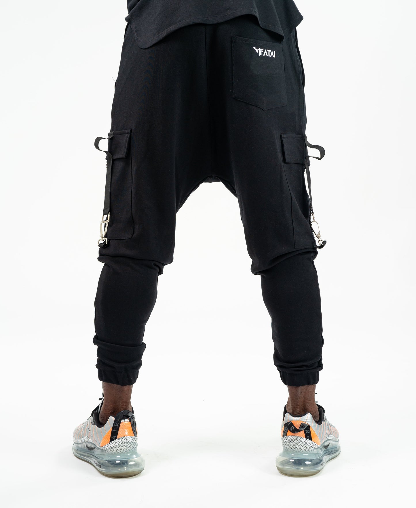 Black trousers with side accesories - Fatai Style