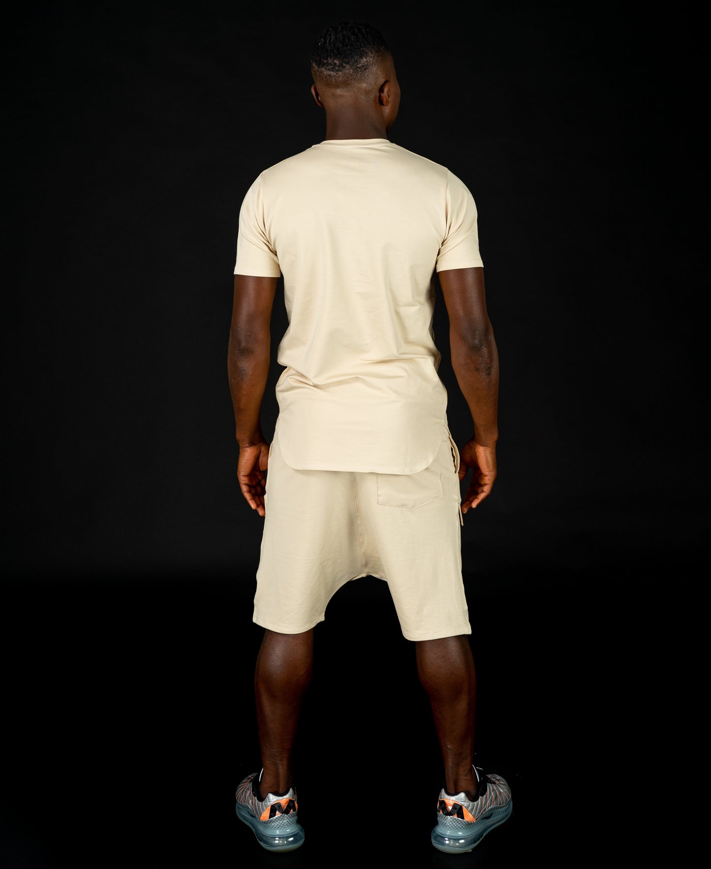 Beige tracksuit (t-shirt+short trousers) - Fatai Style