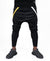 Black trousers with white and yellow design - Fatai Style