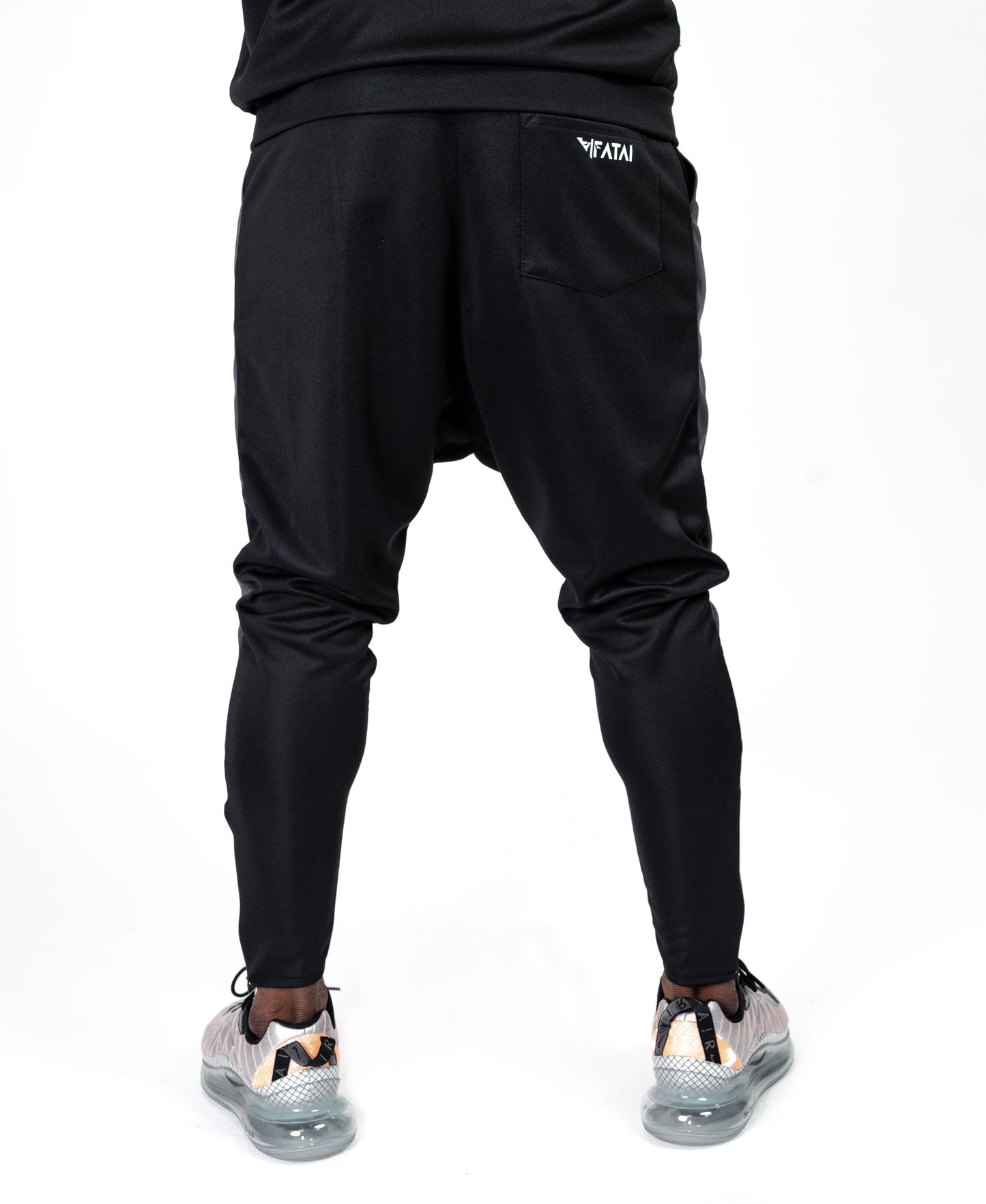 Black trousers with big grey line - Fatai Style