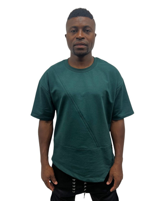 Tuborg Green T-Shirt with Seam Detail