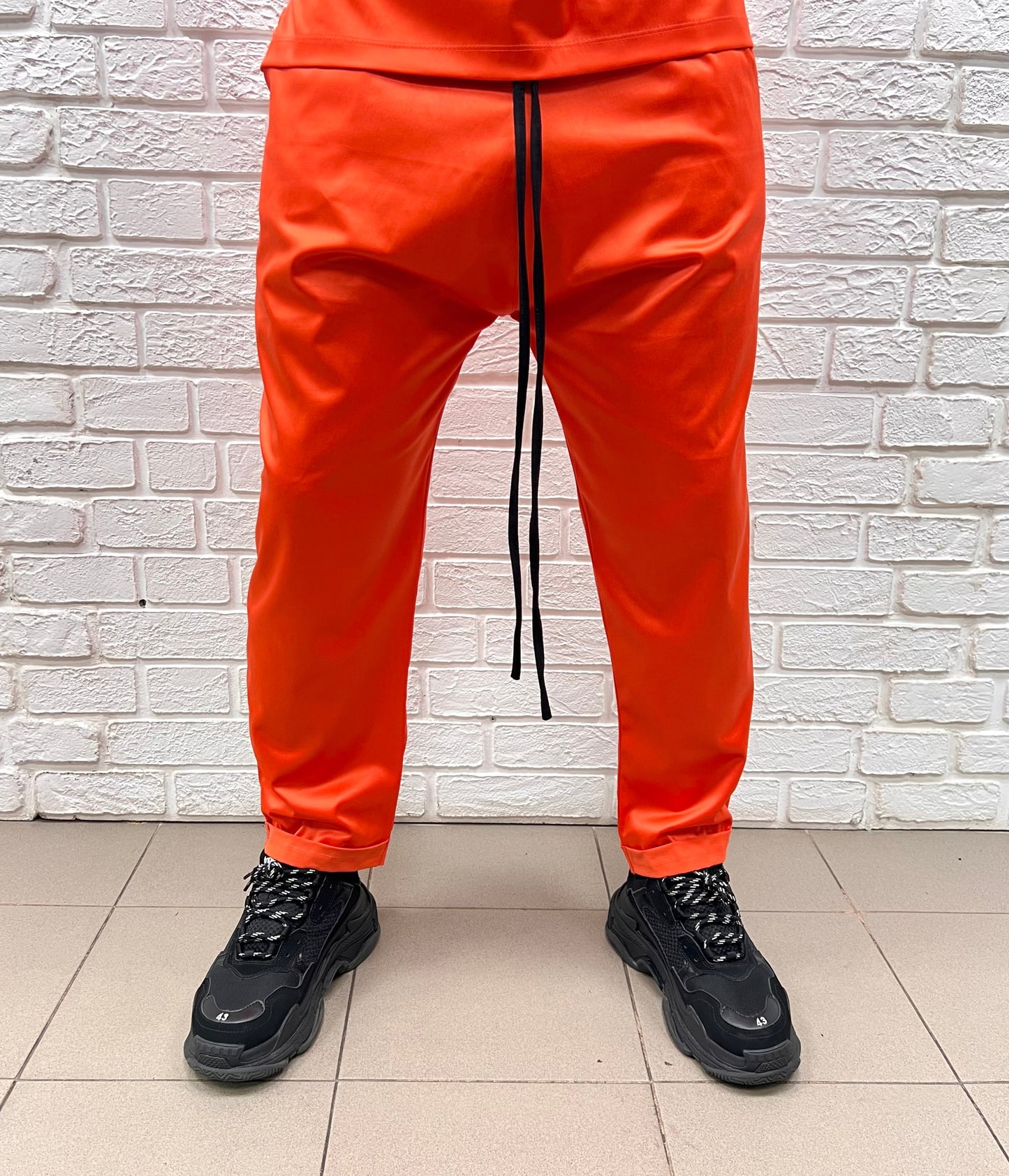 Pantaloni lungi portocalii