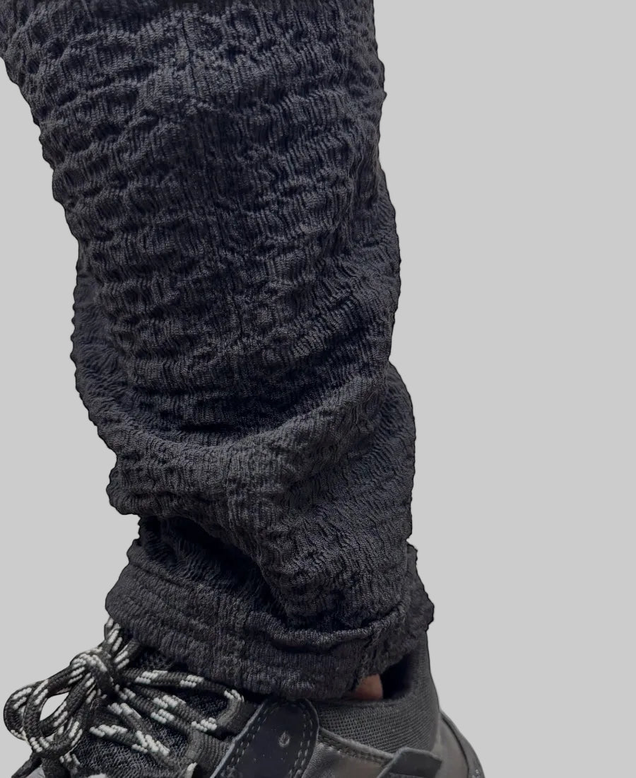 Black Trousers in Lightweight Flowing Fabric