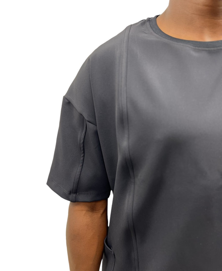 Black T-Shirt with Graphic Design
