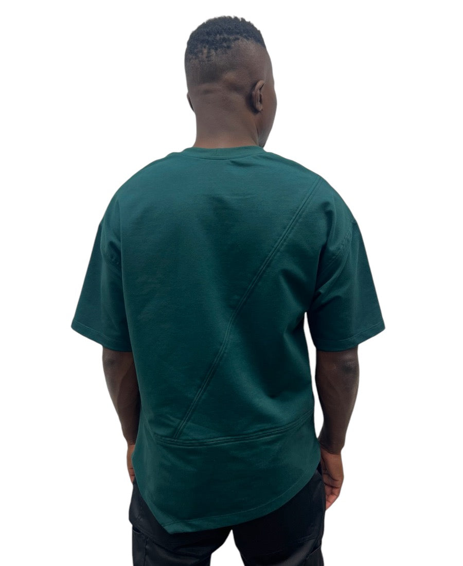 Tuborg Green T-Shirt with Seam Detail