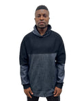 Denim and Black Hoodie - Fatai Style