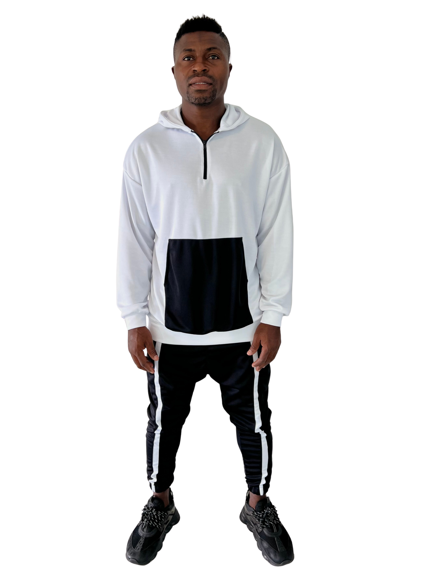 Black & White High-Contrast Two-Piece Set