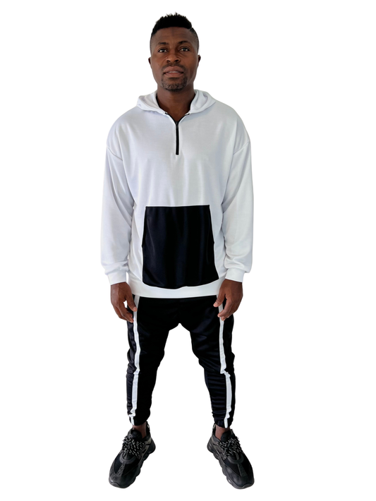 Black & White High-Contrast Two-Piece Set