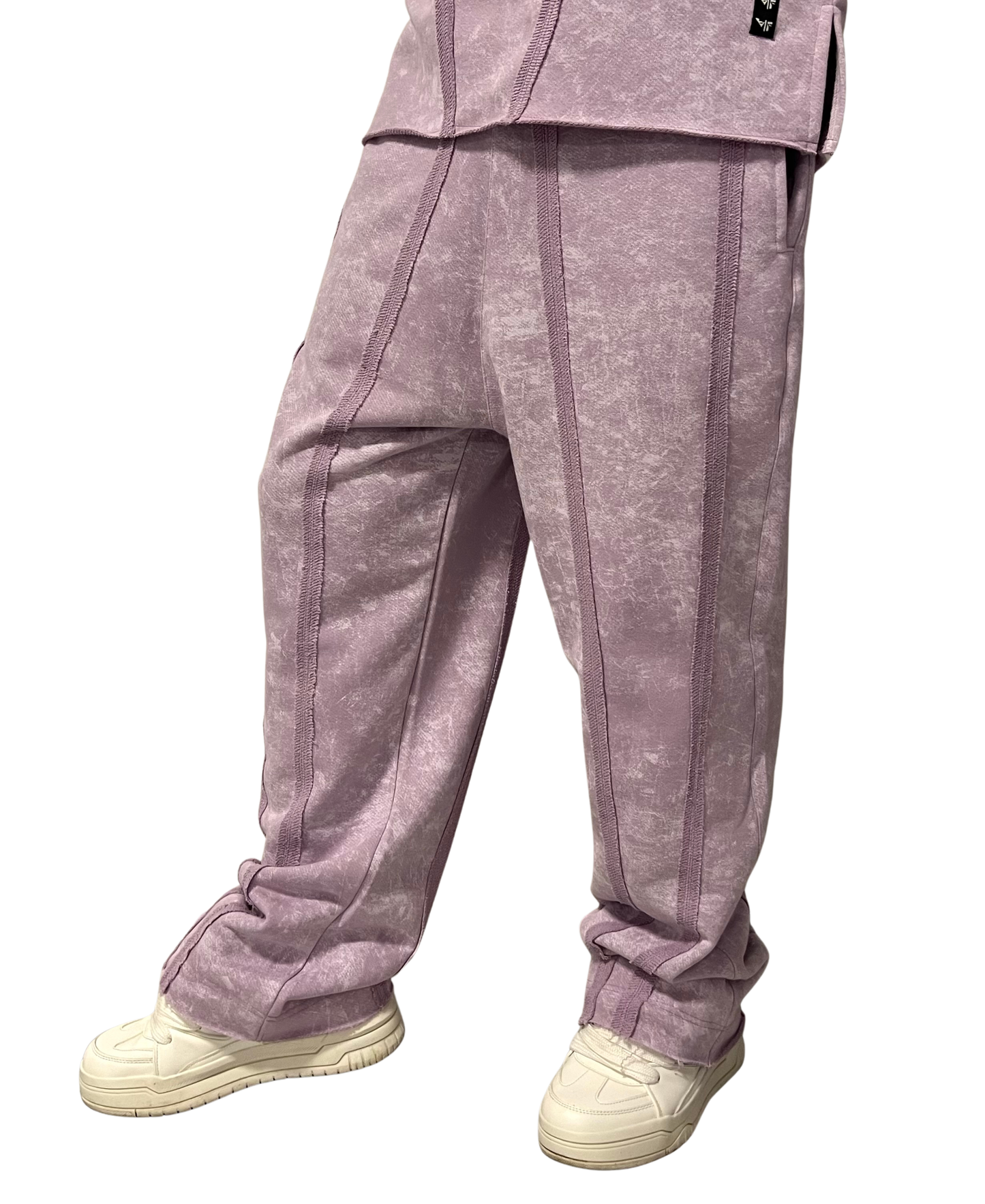Pantaloni lungi purple-faded