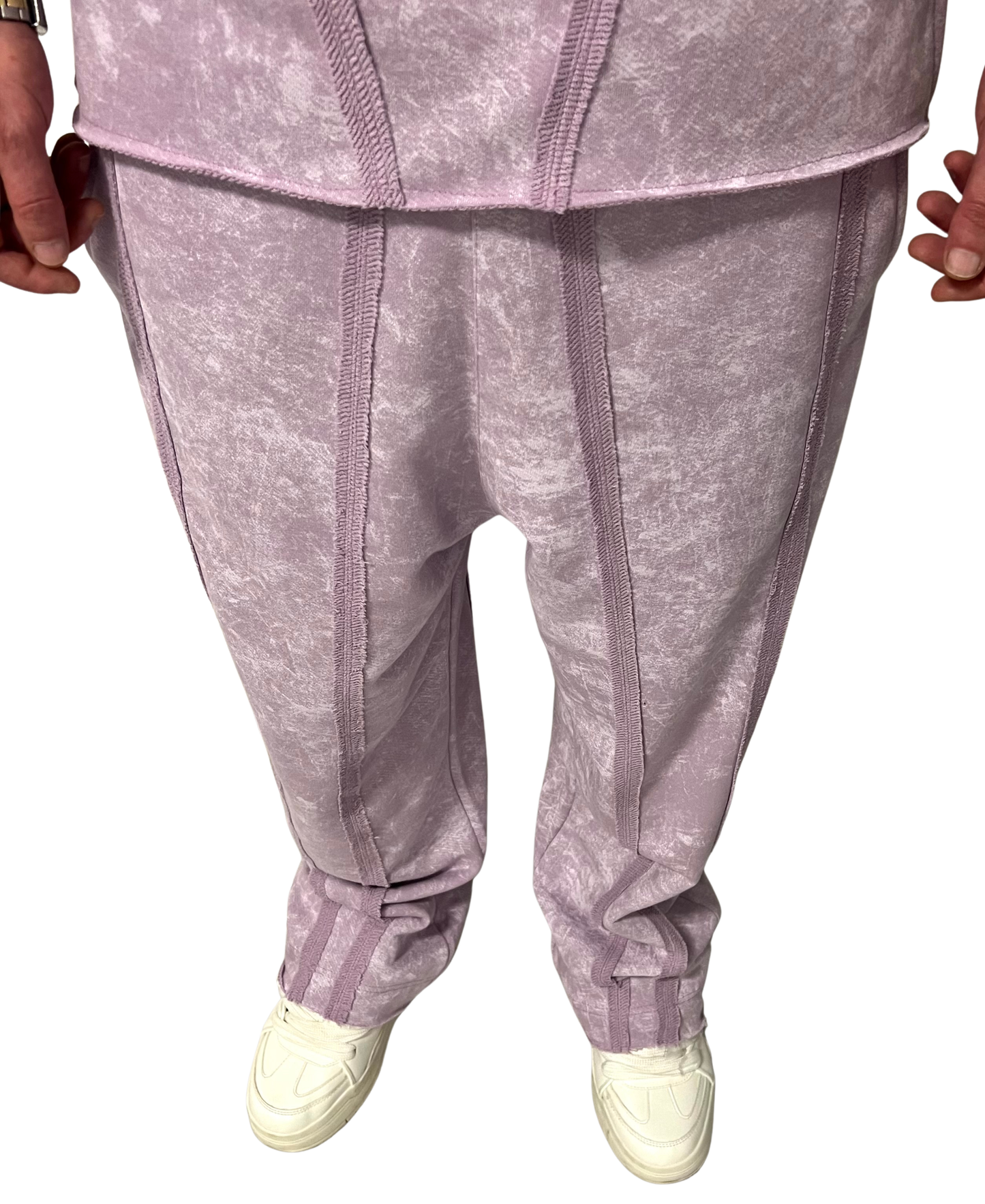 Pantaloni lungi purple-faded