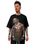 Black T-Shirt with Front Print