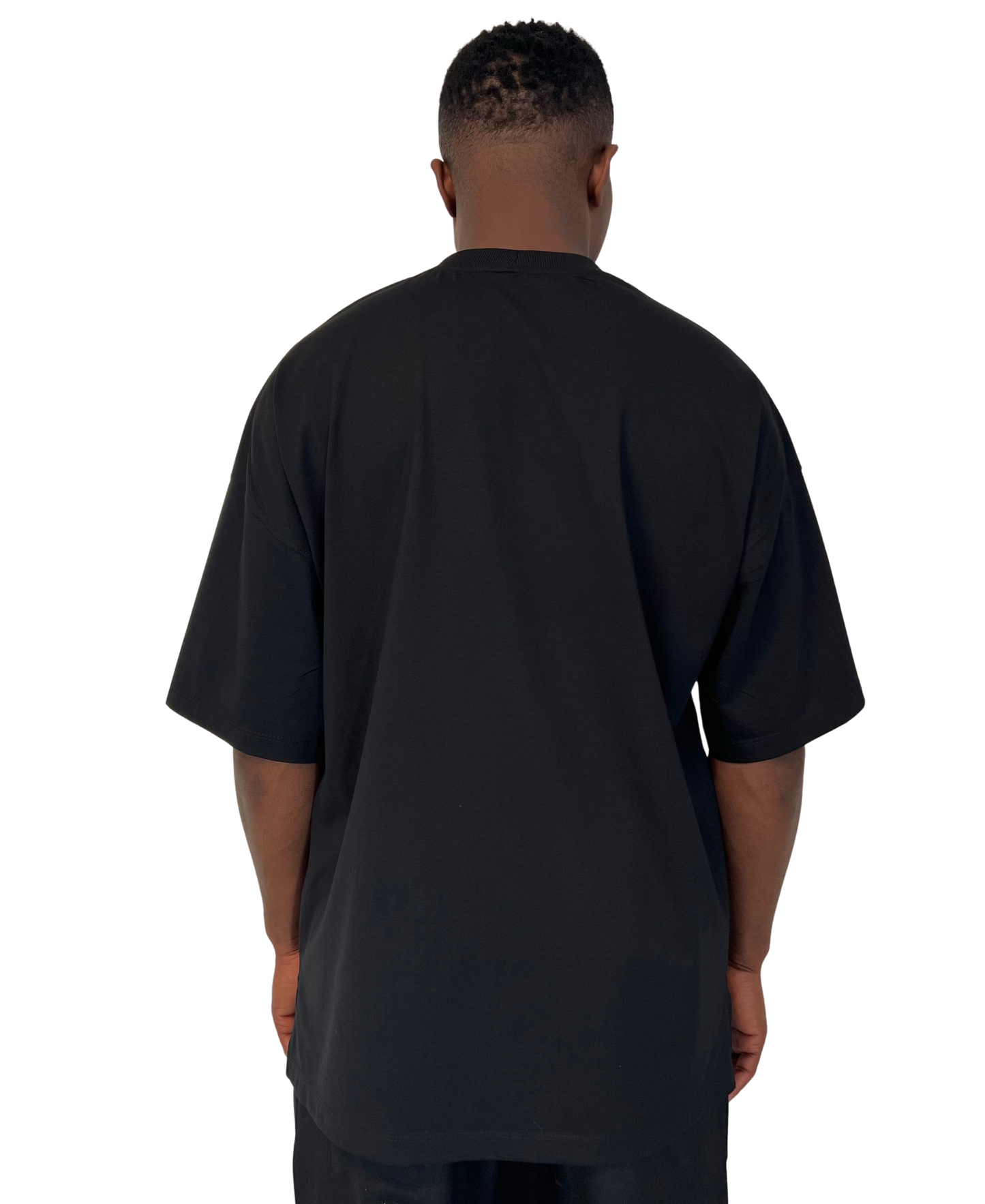 Tricou negru cu print