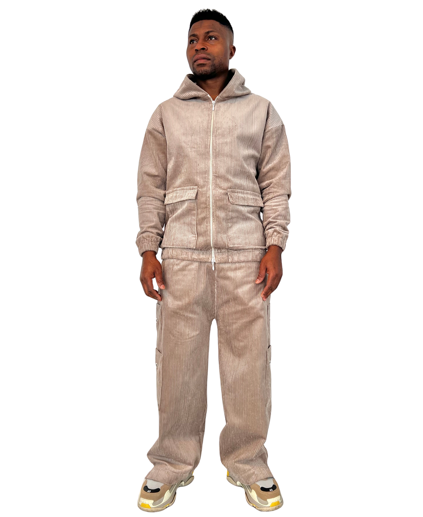 Striped Cappuccino Tracksuit
