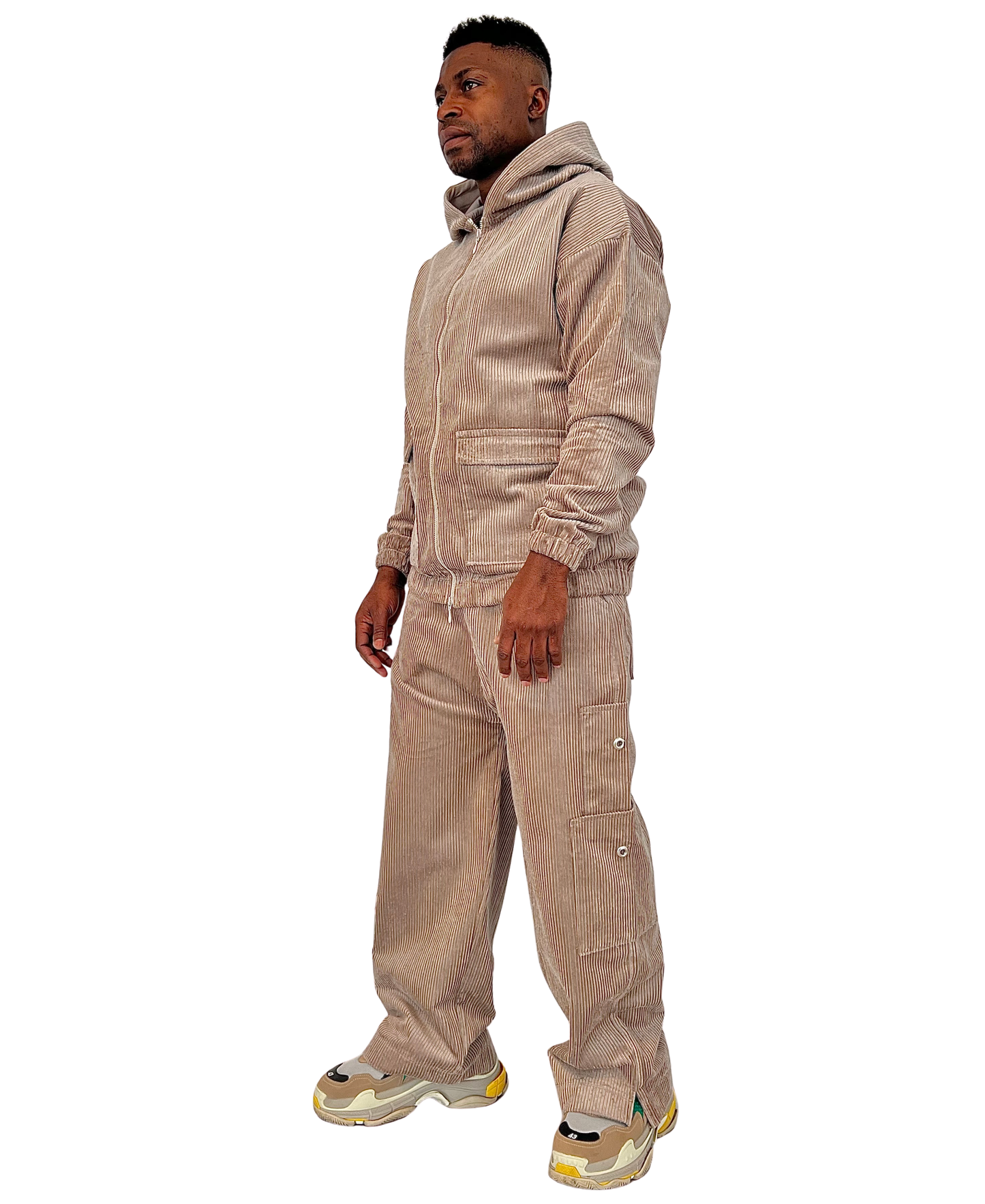 Striped Cappuccino Tracksuit