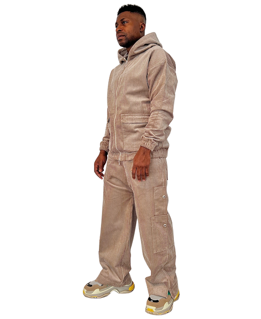 Striped Cappuccino Tracksuit