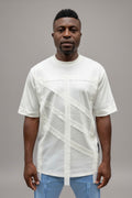 White T-Shirt with Bold Front Design