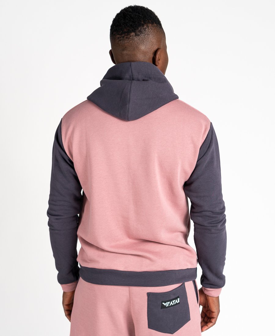 Pink and Grey Hoodie - Fatai Style