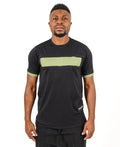 Black T-Shirt with Green Design