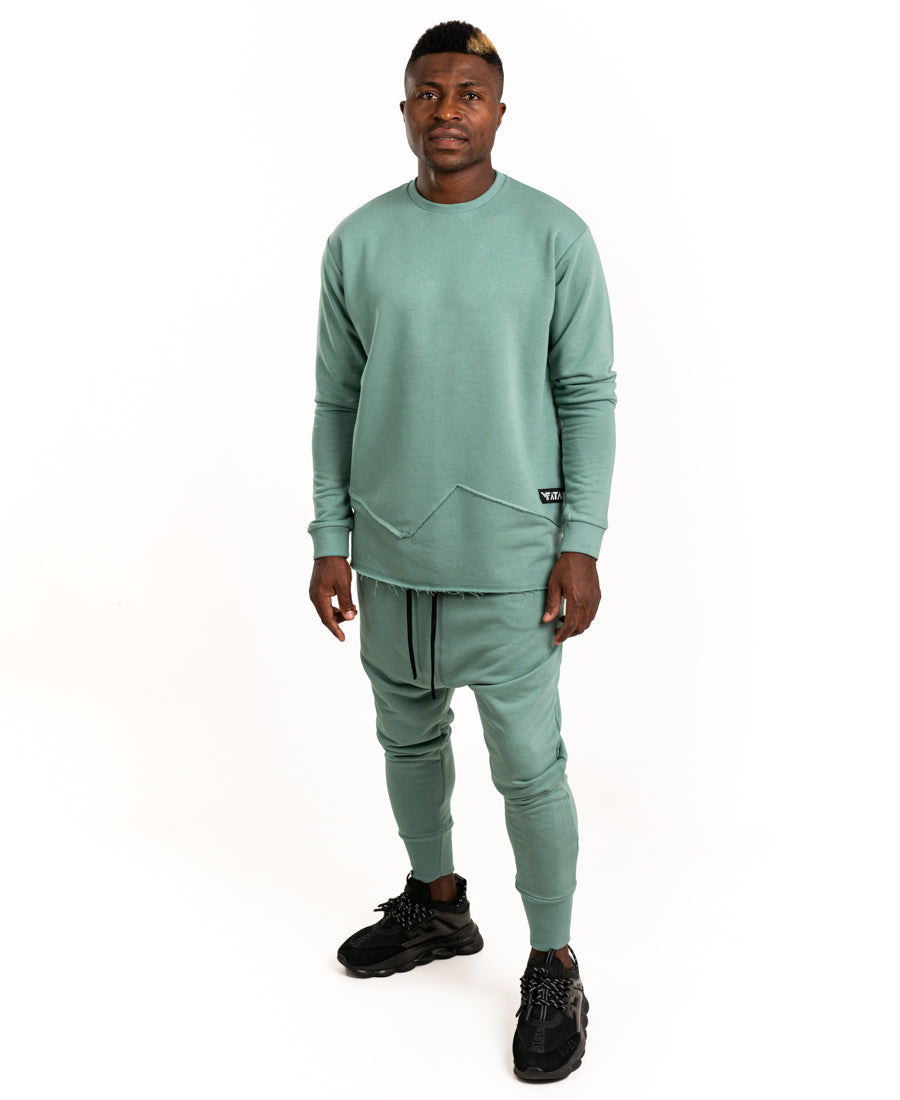 Petrol Green Tracksuit with Applied Details