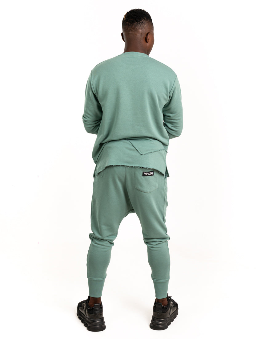 Petrol Green Tracksuit with Applied Details