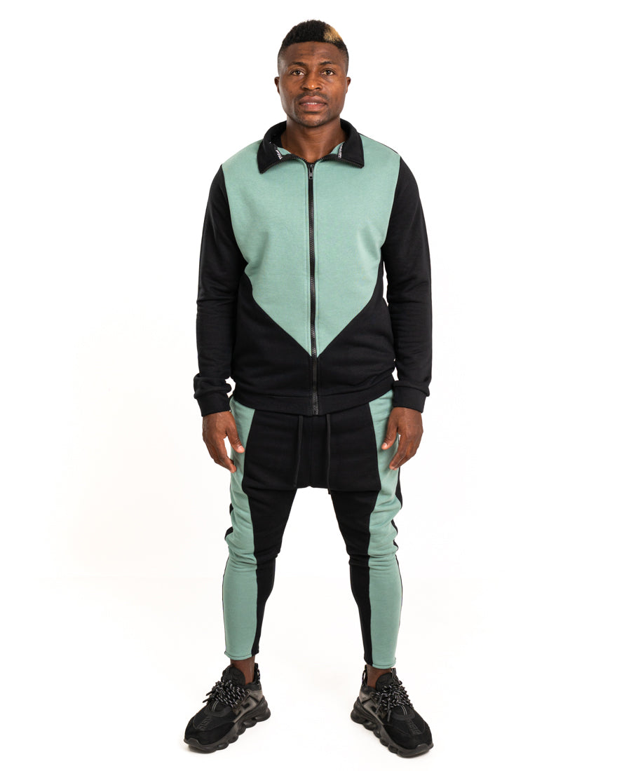 Green and Black Tracksuit