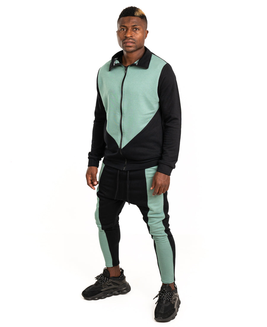 Green and Black Tracksuit