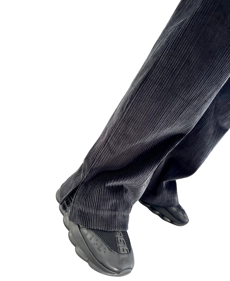 Black Velour Trousers