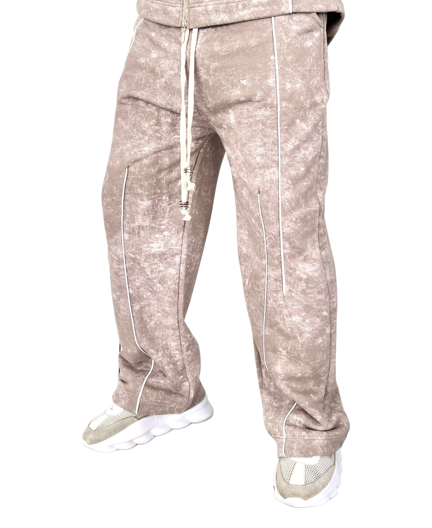 Pantaloni stone-washed