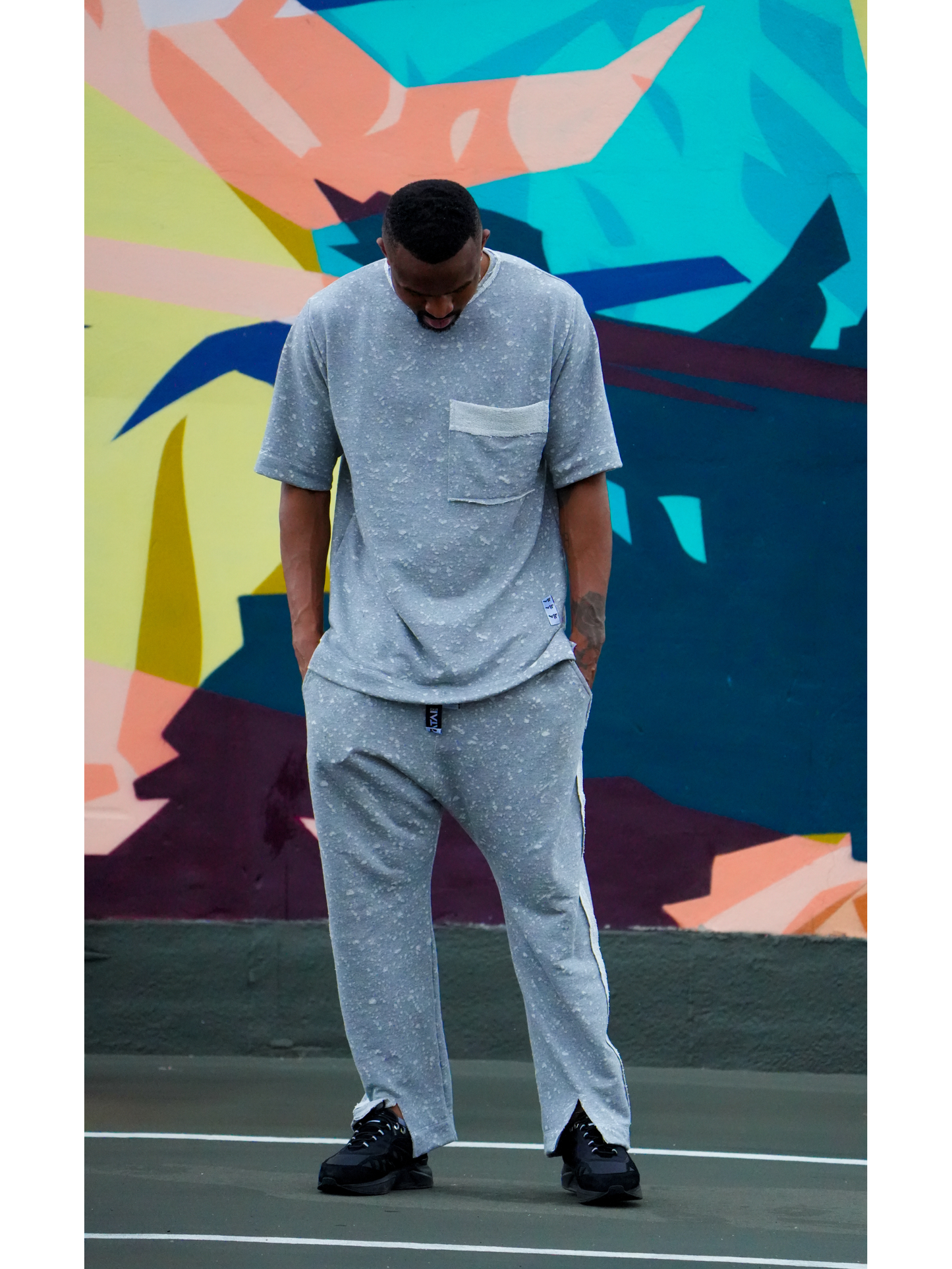 Grey Two-Piece Set