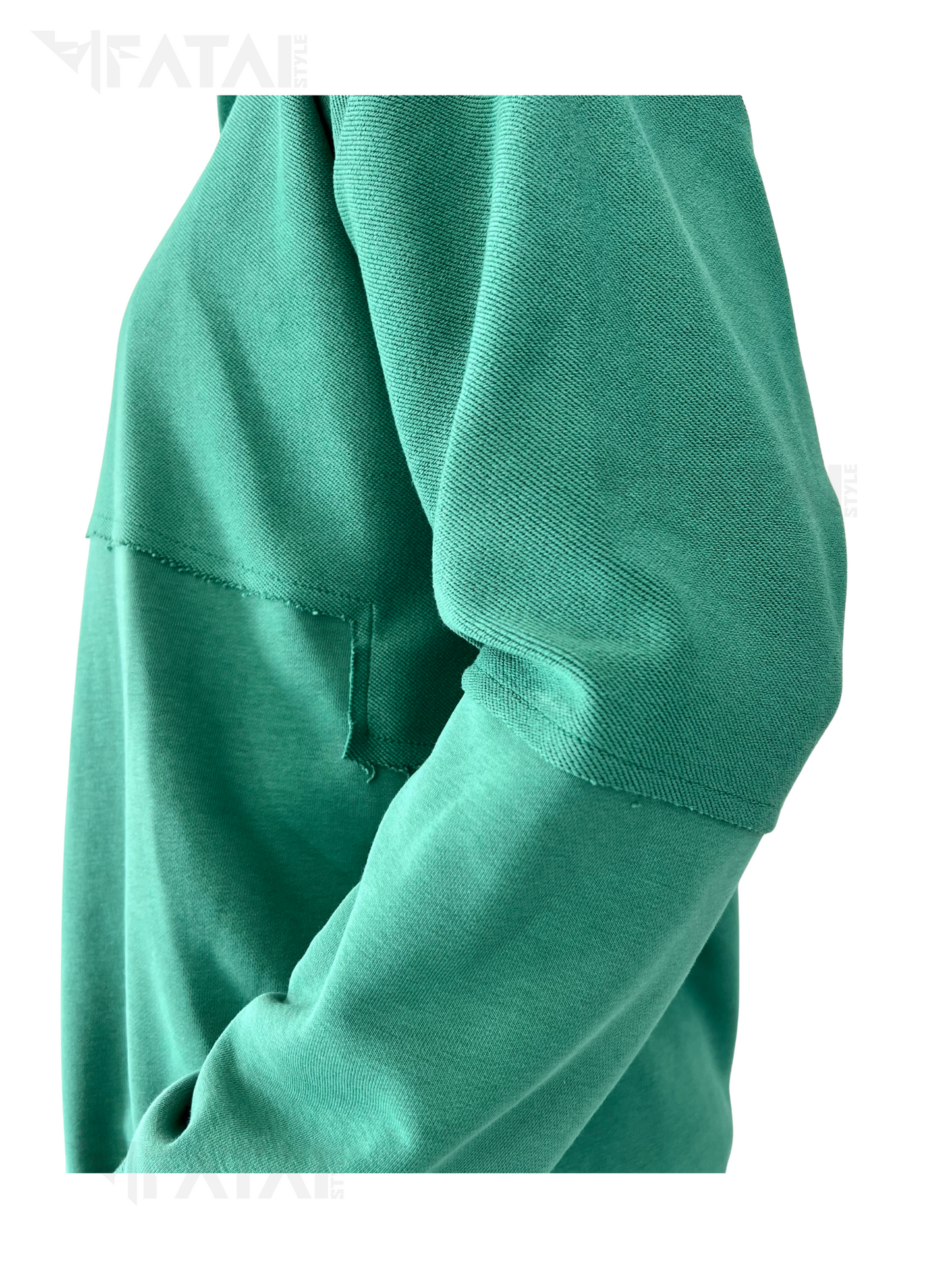 Green Two-Piece Set with Back Panel Inserts