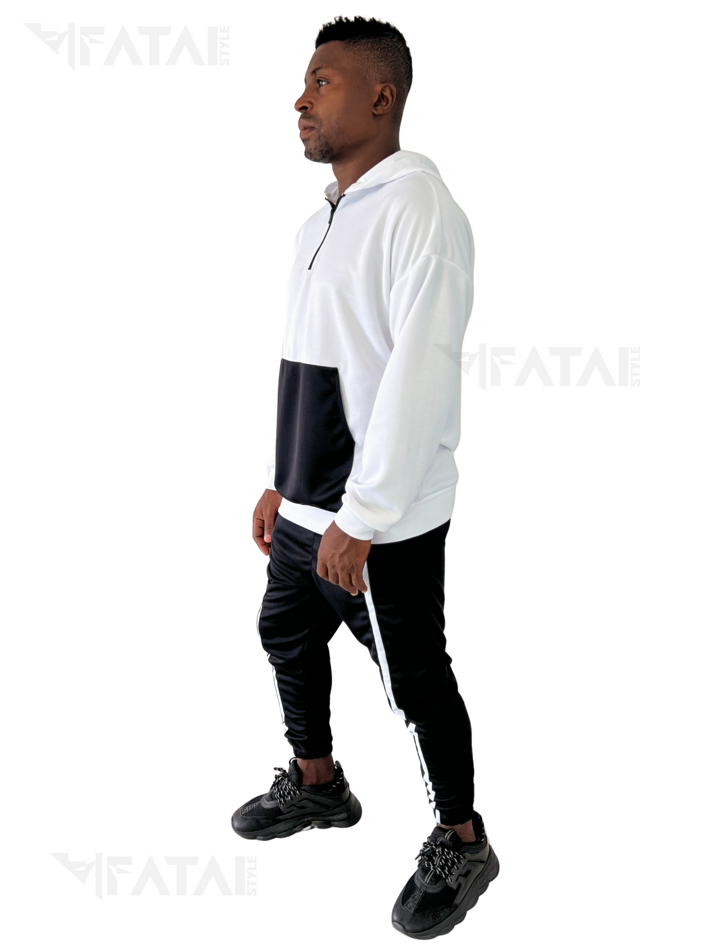 Black & White High-Contrast Two-Piece Set