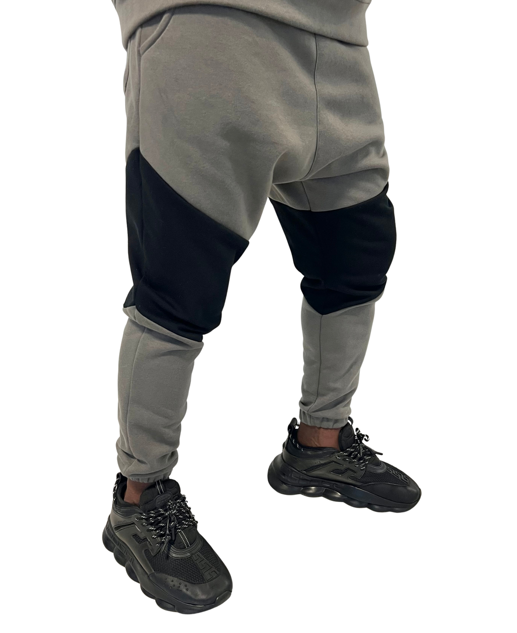 Two-Tone Grey Two-Piece Set