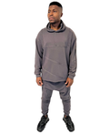 Dark Grey Tracksuit with Stitch Detail