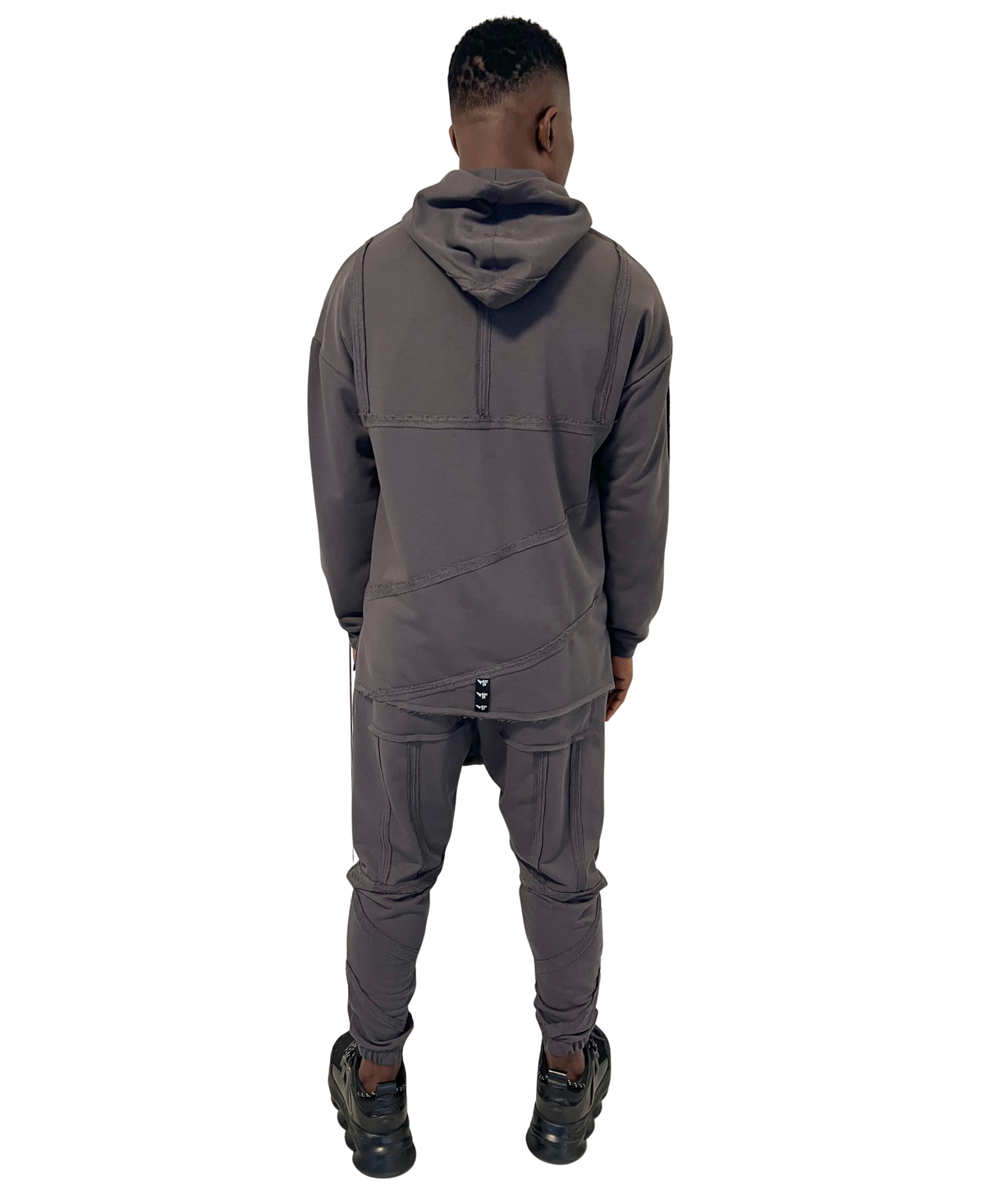 Dark Grey Tracksuit with Stitch Detail