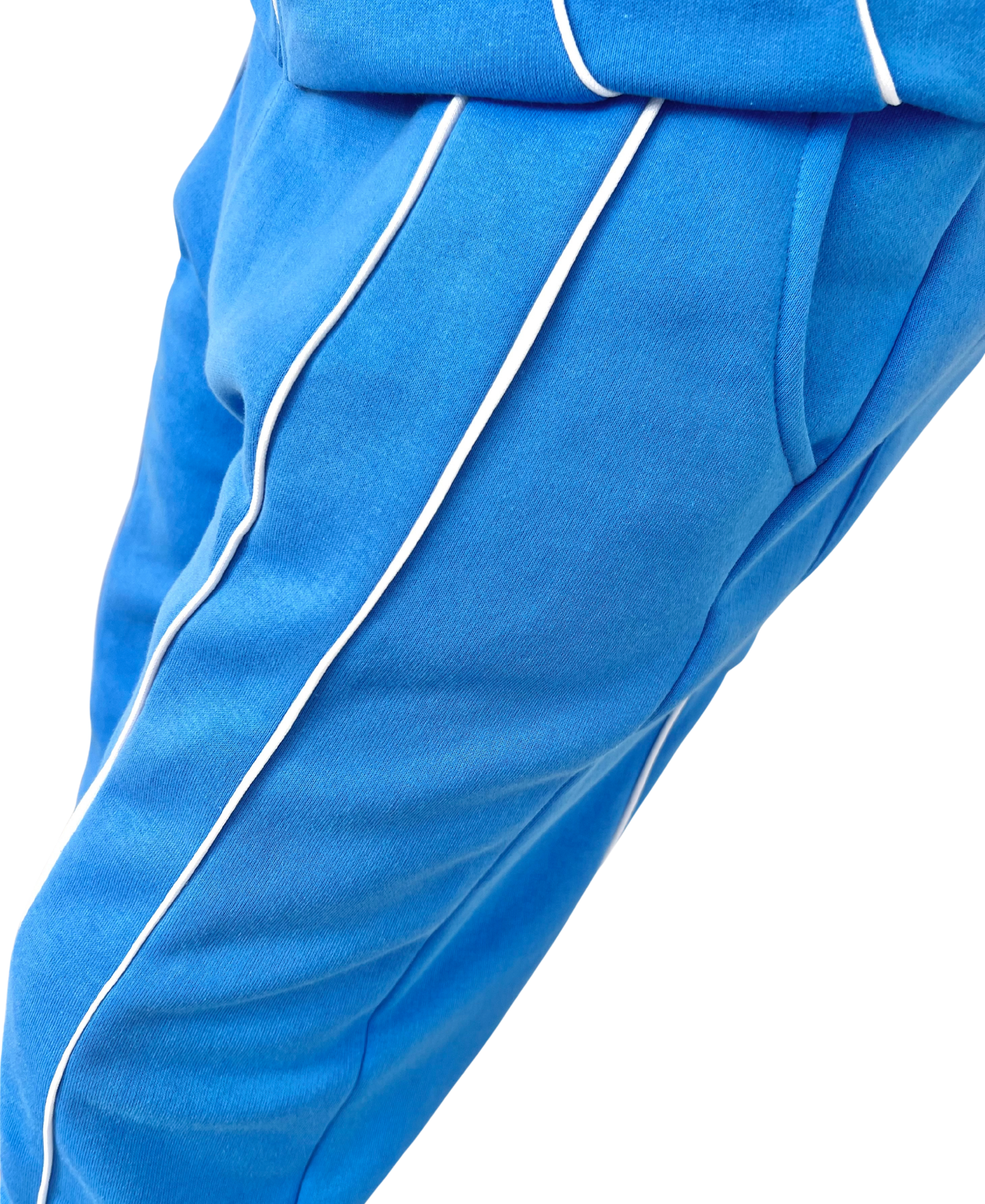 Navy Tracksuit with White Accents